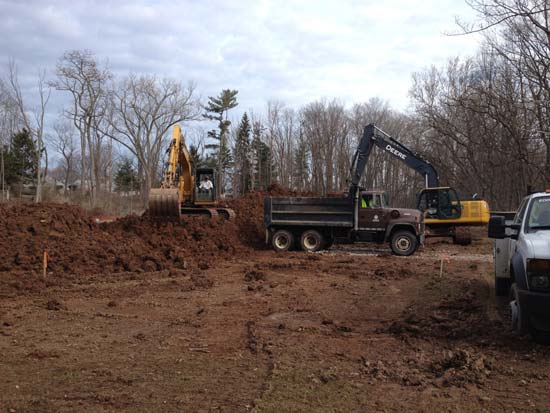 Construction at Fern Hill