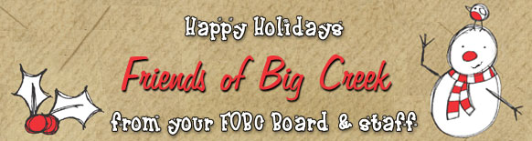 Friends of Big Creek - wishes you happy holidays