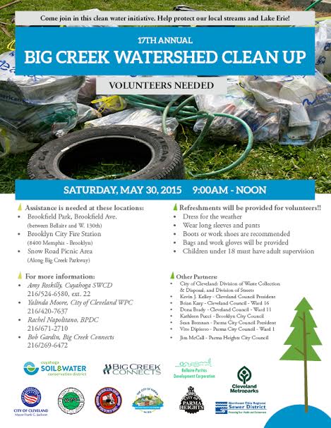 Watershed Cleanup 5/30/15