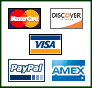 PayPal and Major Credit Cards accepted